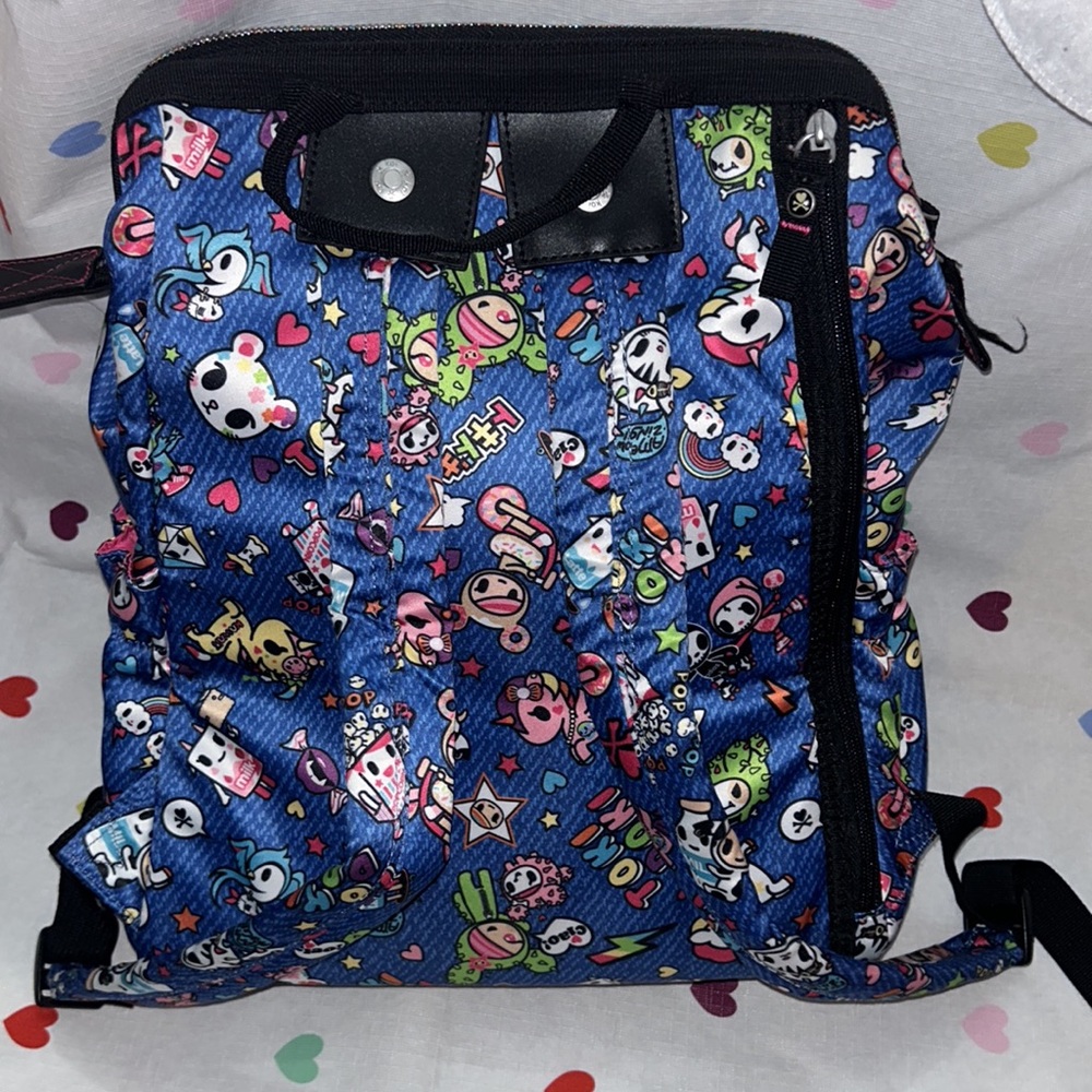 Tokidoki Blue Multicolor Backpack - image 2
